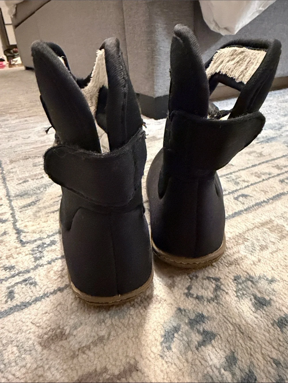 Bogs Kids Black Waterproof Rain & Snow Boots